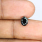1.38 CT Black Color Oval Shape Natural Loose Diamond For Engagement Ring