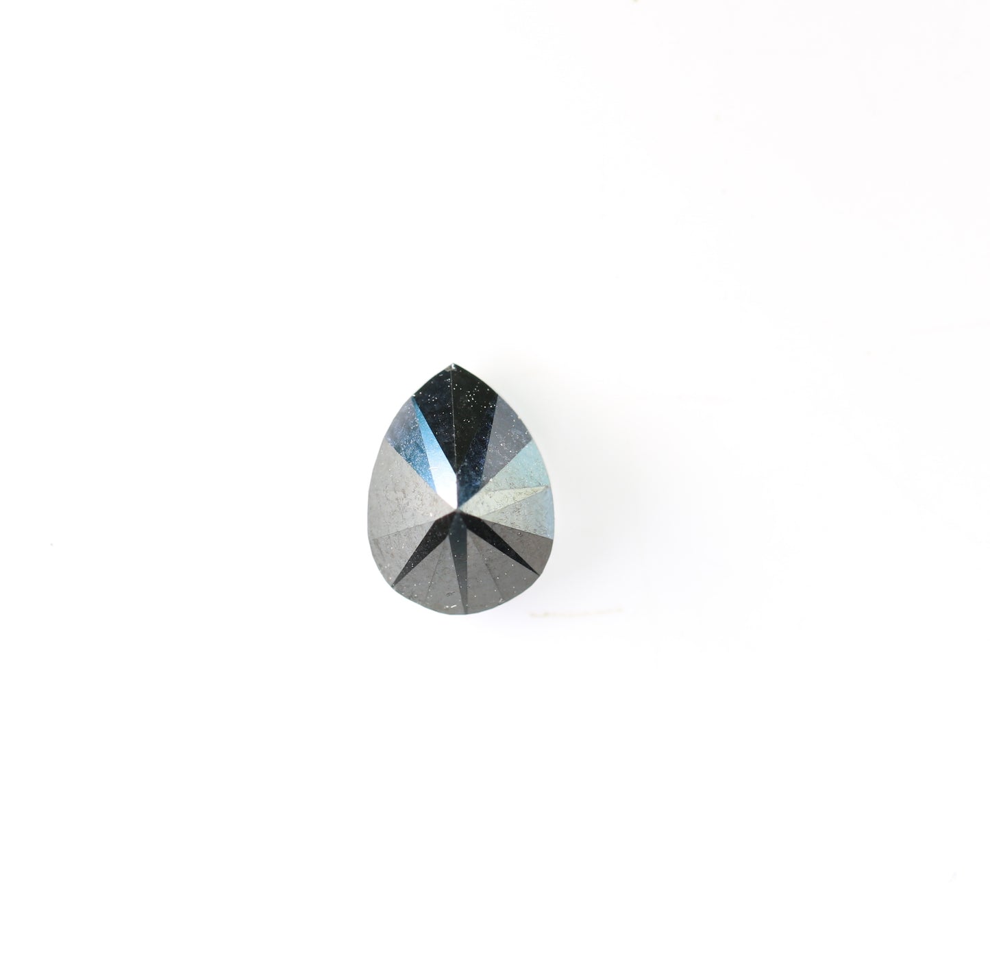 1.48 CT Fancy Black Pear Diamond For Wedding Ring