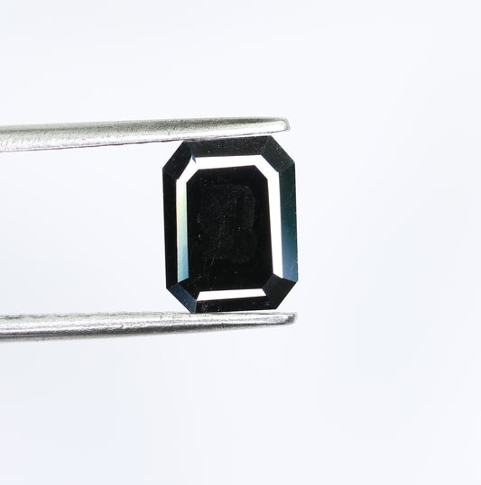 1.10 CT Black Emerald Shape Natural Loose Diamond For Wedding Ring