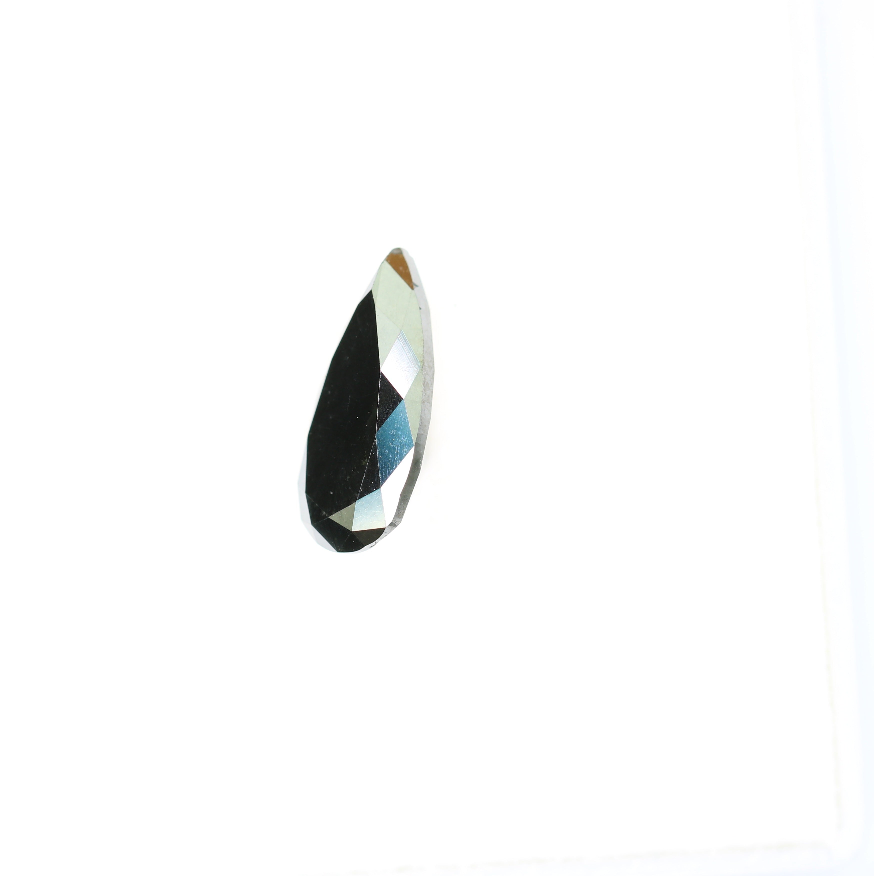 2.82 CT Black Pear Shape Diamond For Wedding Ring