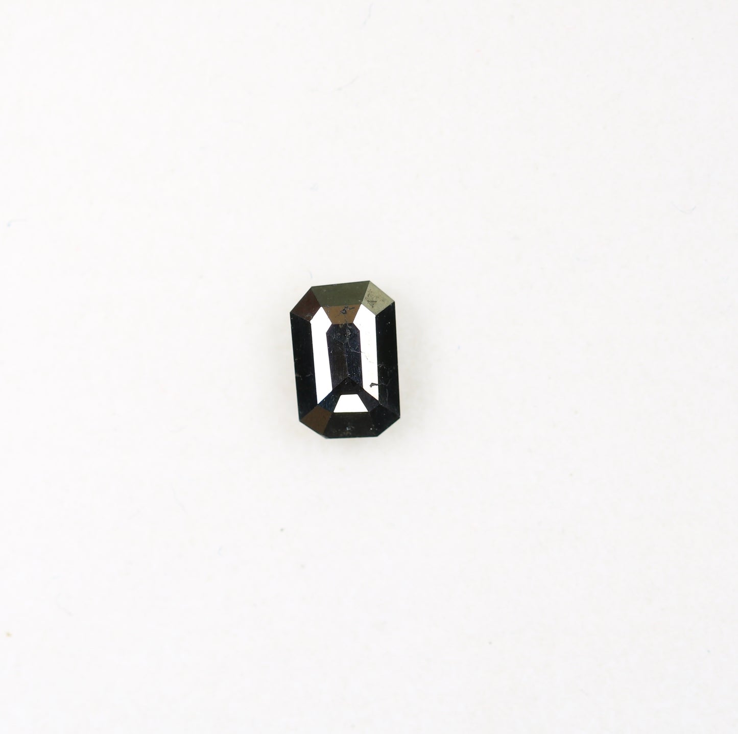 0.62 CT Black Emerald Diamond For Anniversary Gift Ring
