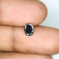 0.63 CT Black Oval Diamond For Anniversary Gift Ring