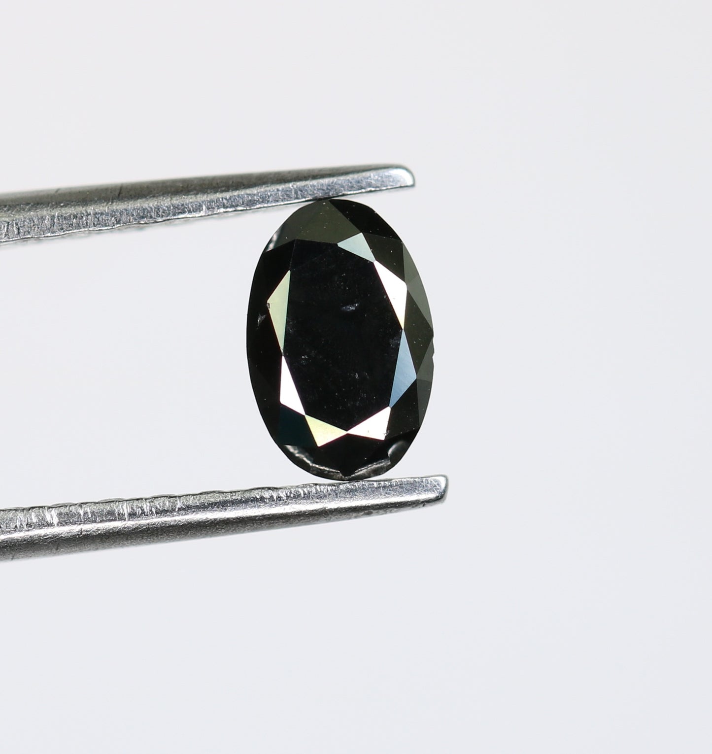 0.64 CT Oval Shape Black Loose Diamond For Wedding Ring