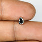 0.51 CT Excellent Cut Black Pear Diamond For Wedding Ring
