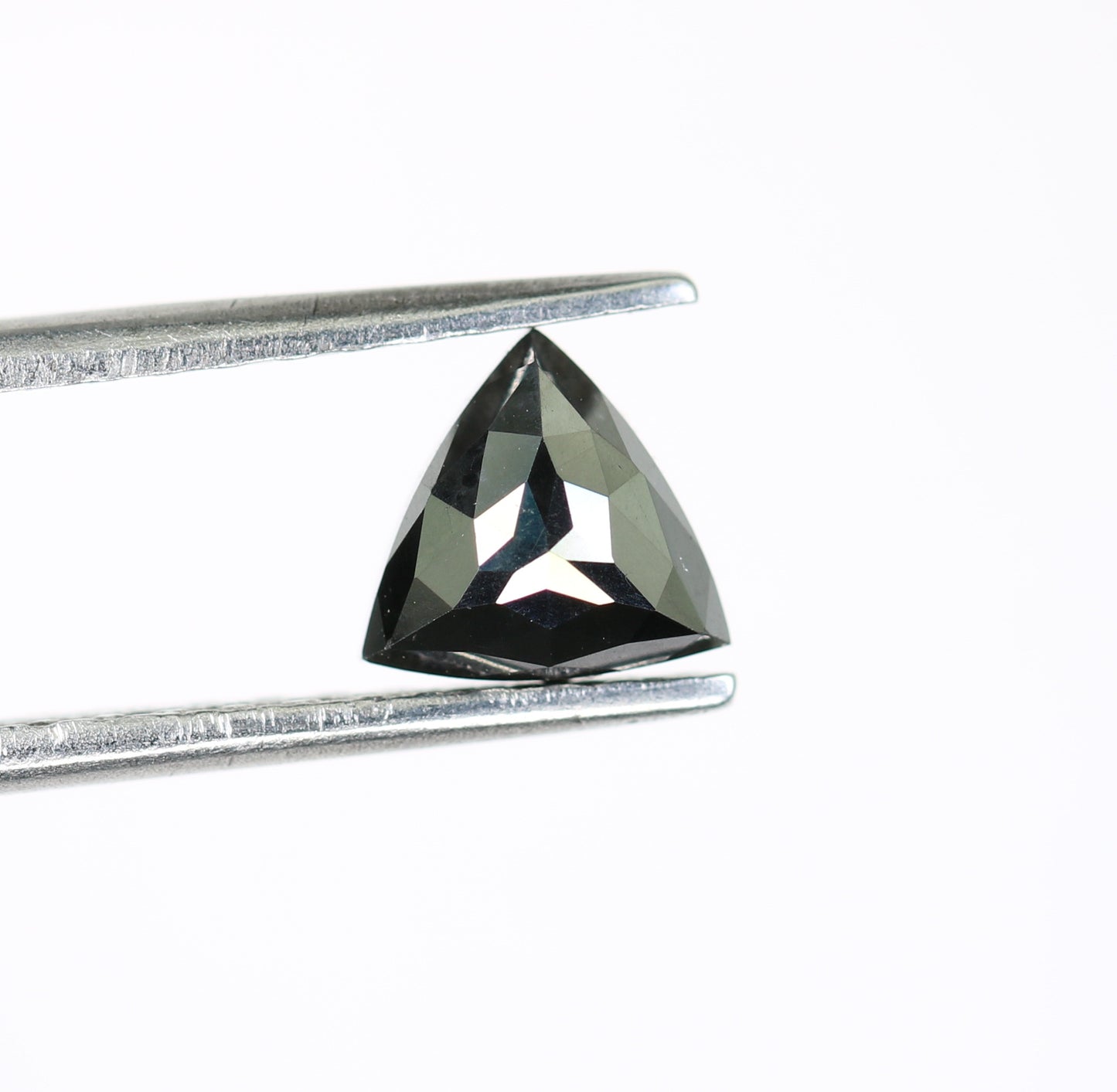 1.13 CT Natural Loose Black  Treated Triangle Diamond For Wedding Ring