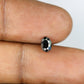0.68 CT Black Oval Treated Diamond For Making Beautiful Engagement  Ring