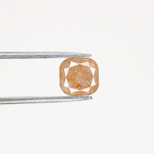 1.84 CT Natural Loose Peach Color Cushion Shape Diamond for Engagement Ring