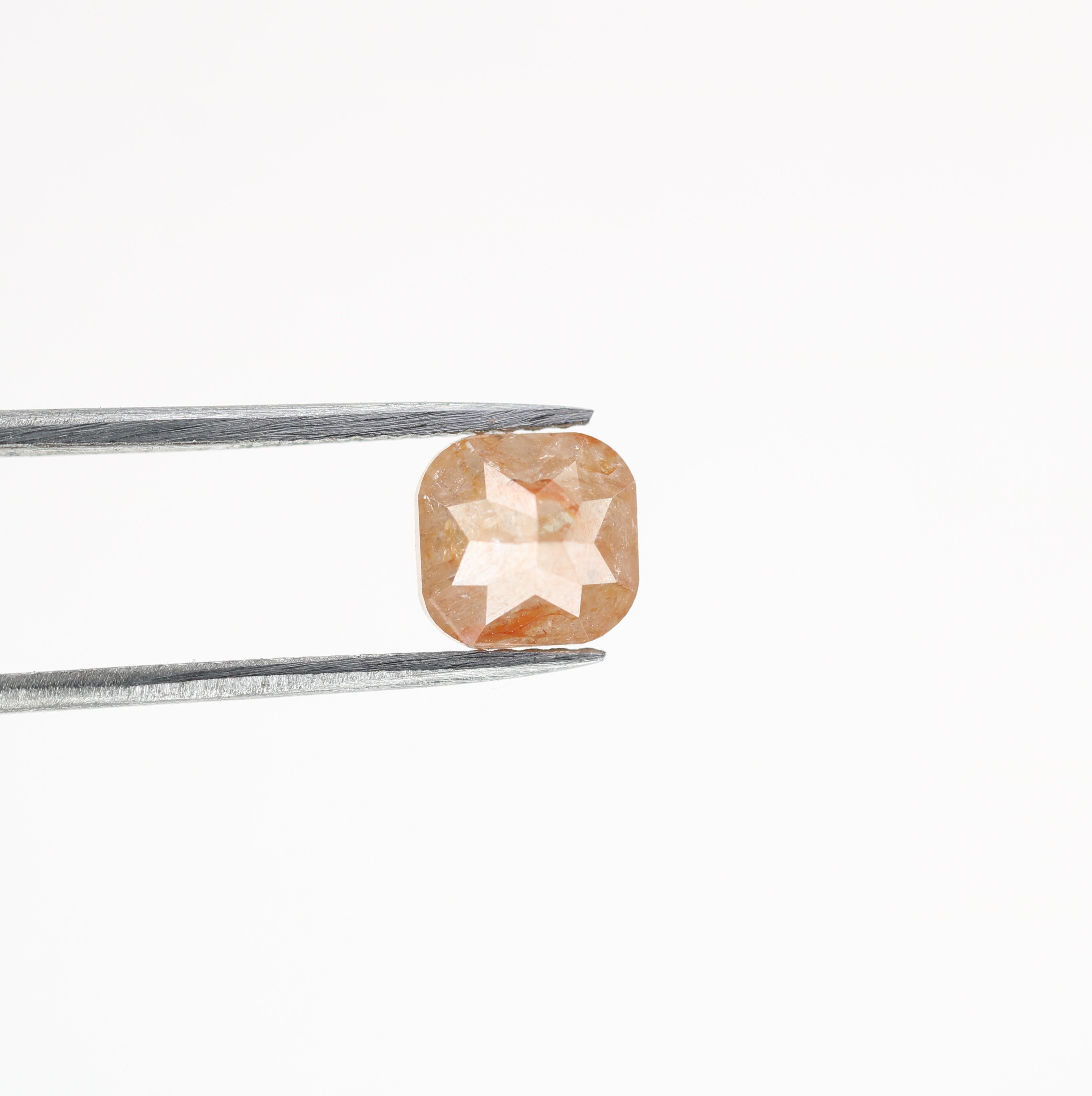1.84 CT Natural Loose Peach Color Cushion Shape Diamond for Engagement Ring