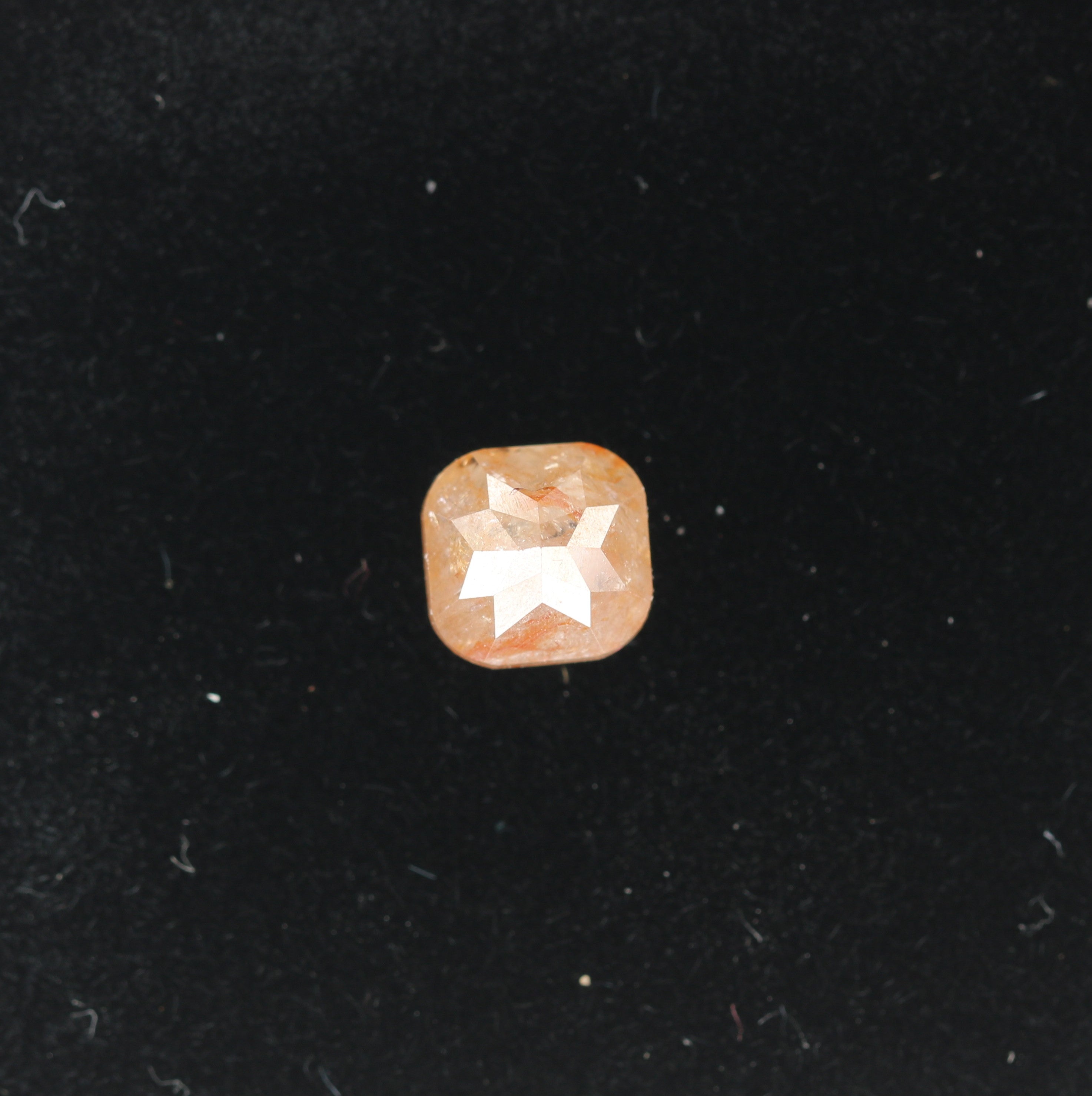 1.84 CT Natural Loose Peach Color Cushion Shape Diamond for Engagement Ring