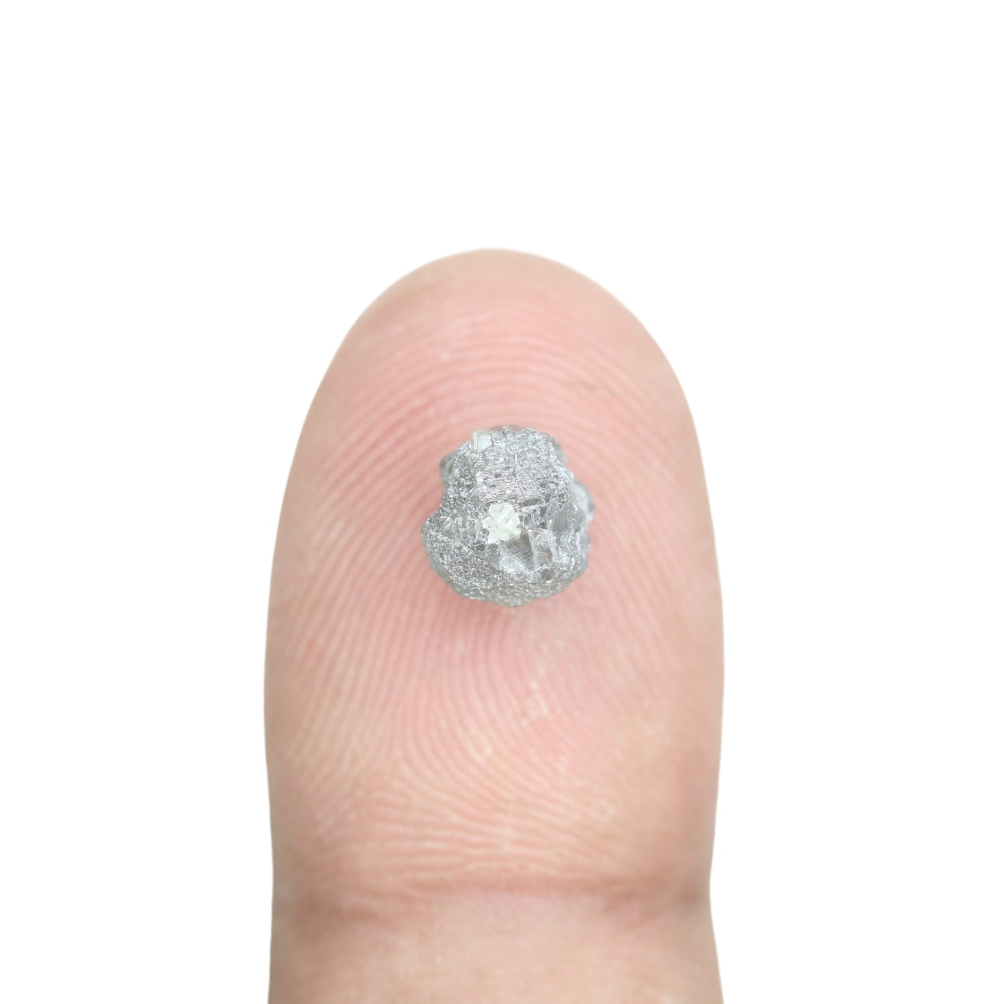 2.17 CT Fancy Grey Rough Uncut Diamond For Proposal Ring | Diamond Pendant