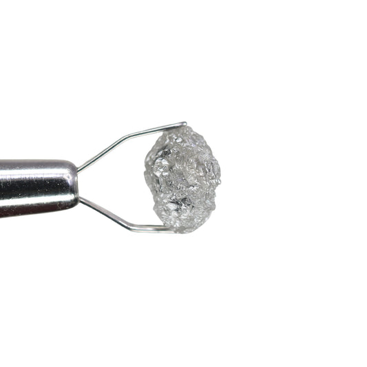 3.27 CT Salt And Pepper Rough Uncut Diamond For Proposal Ring | Engagement Ring