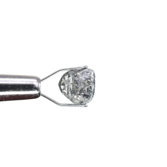 1.90 CT Salt And Pepper Rough Uncut Diamond For Engagement Ring | Proposal Ring