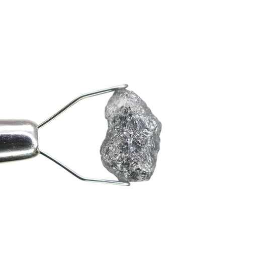 2.68 CT Salt And Pepper Natural Rough Uncut Diamond For Wedding Jewelry | Diamond Pendant
