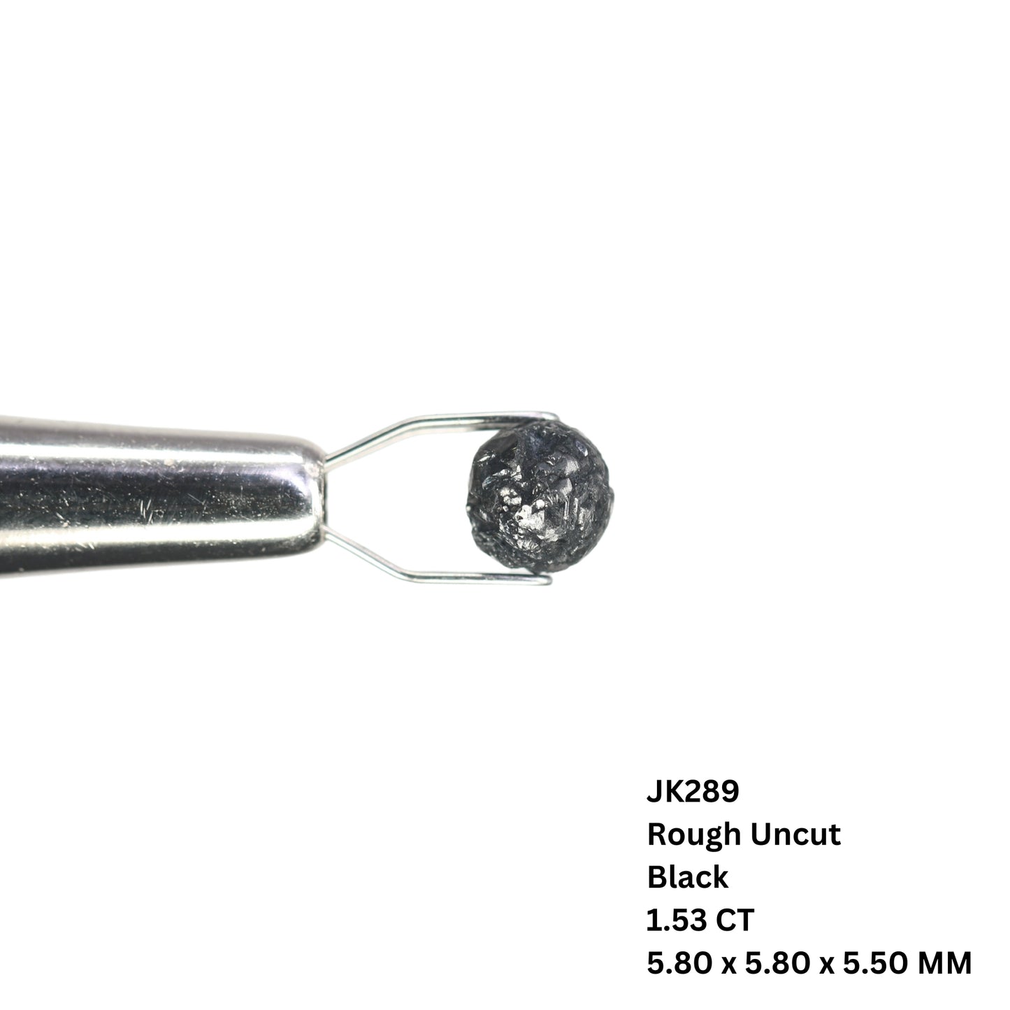 1.53 CT Black Rough Uncut Loose Diamond For  Engagement Ring | Wedding Ring | Proposal Ring - JayKrishna Diamond