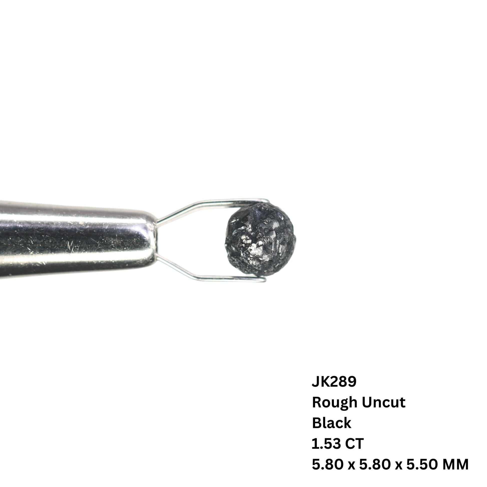 1.53 CT Black Rough Uncut Loose Diamond For  Engagement Ring | Wedding Ring | Proposal Ring - JayKrishna Diamond