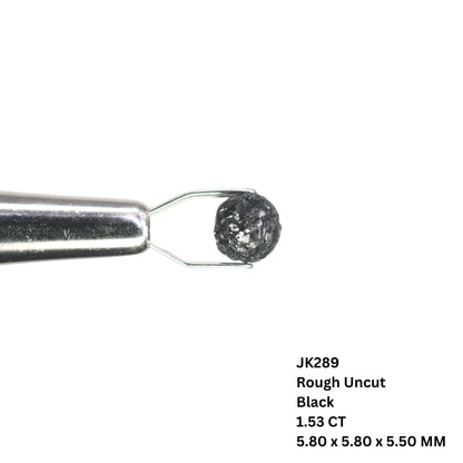 1.53 CT Black Rough Uncut Loose Diamond For  Engagement Ring | Wedding Ring | Proposal Ring - JayKrishna Diamond