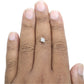 0.99 CT Rough Uncut Snow White Diamond For Proposal Ring | Gift For Girl Friend