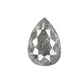 0.58 CT Pear Shape Salt And Pepper Rustic Diamond For Wedding Jewelry | Gift For Girl Friend | Gift For Wife