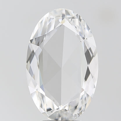 3.17 CT D Color VVS2 Clarity Oval Rose Cut Lab Created Diamond For Best Diamond Gift