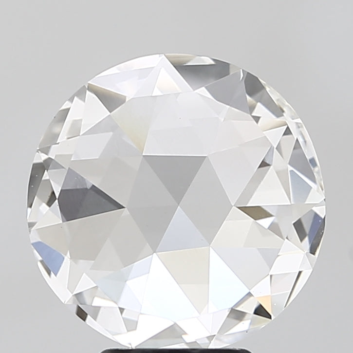 3.12 CT Round Rose Cut Lab Grown Diamond For Pendant | Custom Jewelry