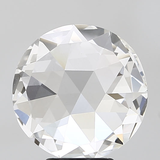 3.12 CT Round Rose Cut Lab Grown Diamond For Pendant | Custom Jewelry
