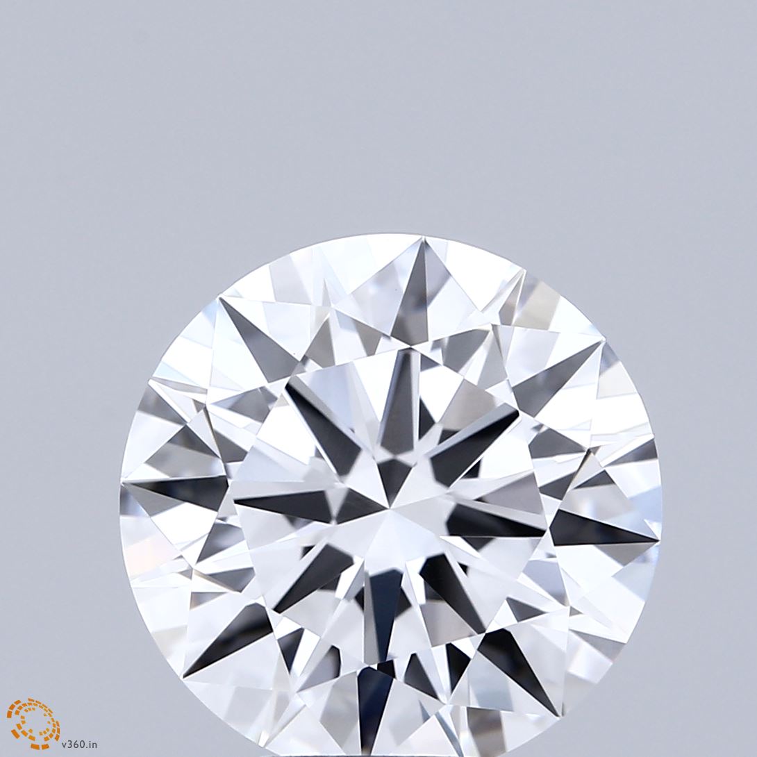 3 CT VVS2 Clarity, F Color Round CVD Diamond | IGI Certified