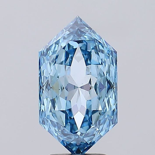 Unique 4.58 CT Hexagonal Mixed Cut Lab Diamond | IGI Certified
