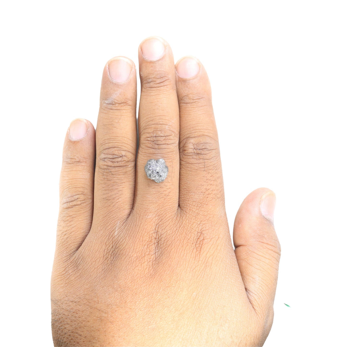 5.27 CT Black Grey Rough Uncut Diamond For Engagement Ring