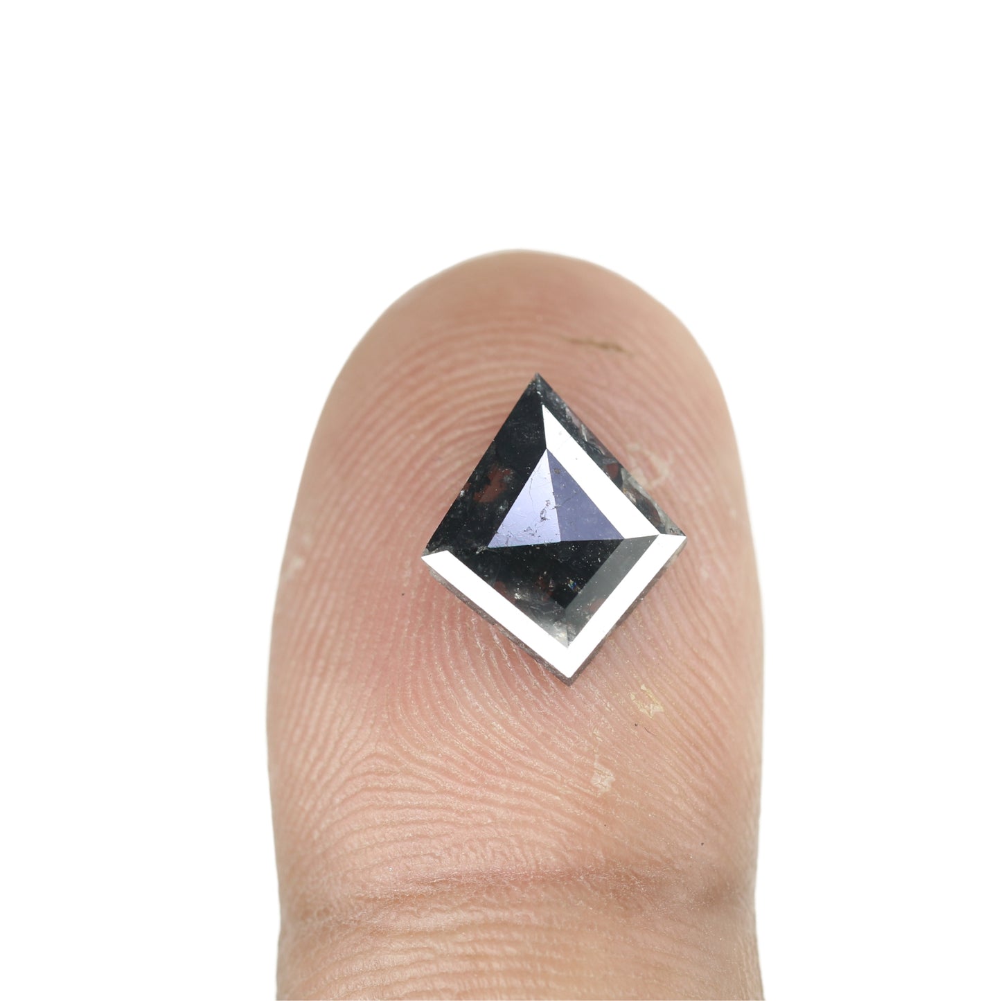 1.49 CT Kite Shape Fancy Salt And Pepper Diamond For Engagement Ring | Gift For Her