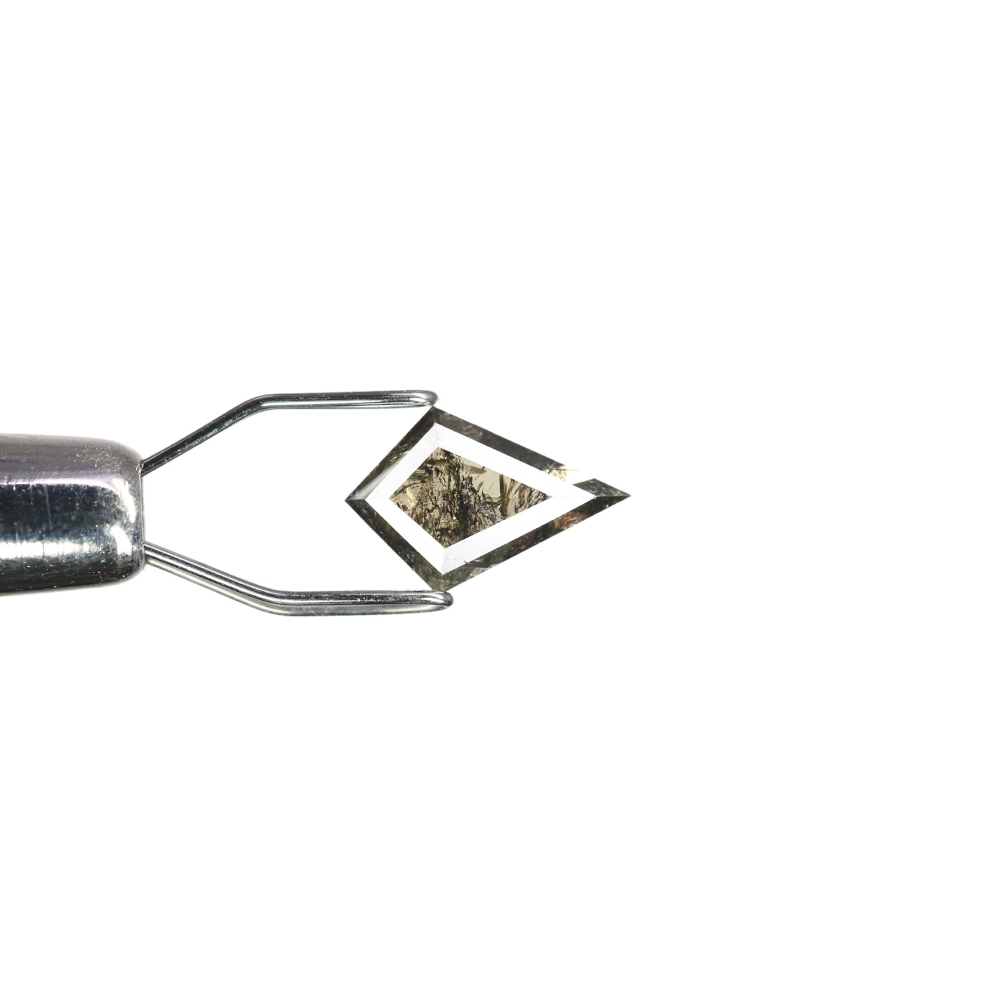 0.54 CT Kite Shape Salt And Pepper Diamond For Engagement Ring - JayKrishna Diamond