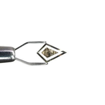 0.54 CT Kite Shape Salt And Pepper Diamond For Engagement Ring - JayKrishna Diamond