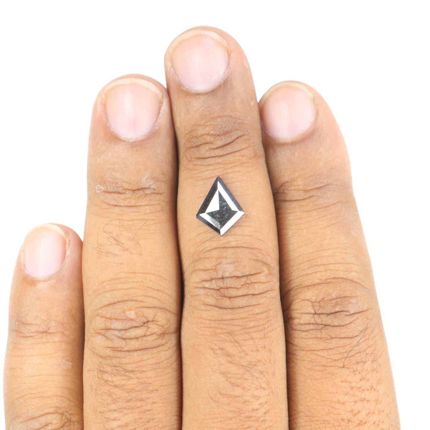 1.51 CT Fancy Salt And Pepper Kite Shape Diamond For Wedding Ring | Engagement Ring