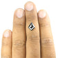 2.99 CT Natural Salt And Pepper Rustic Kite Shape Diamond For Engagement Ring