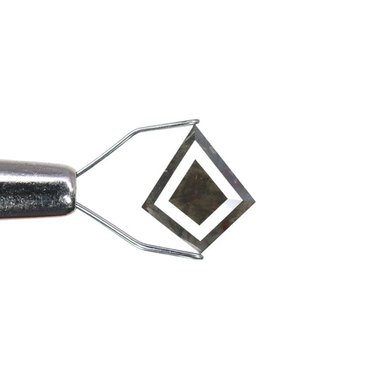 1.13 CT Kite Shape Salt And Pepper Diamond For Proposal Ring | Gift For Girl Friend