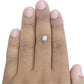 1.23 CT Fancy Snow White Rough Uncut Diamond For Wedding Ring