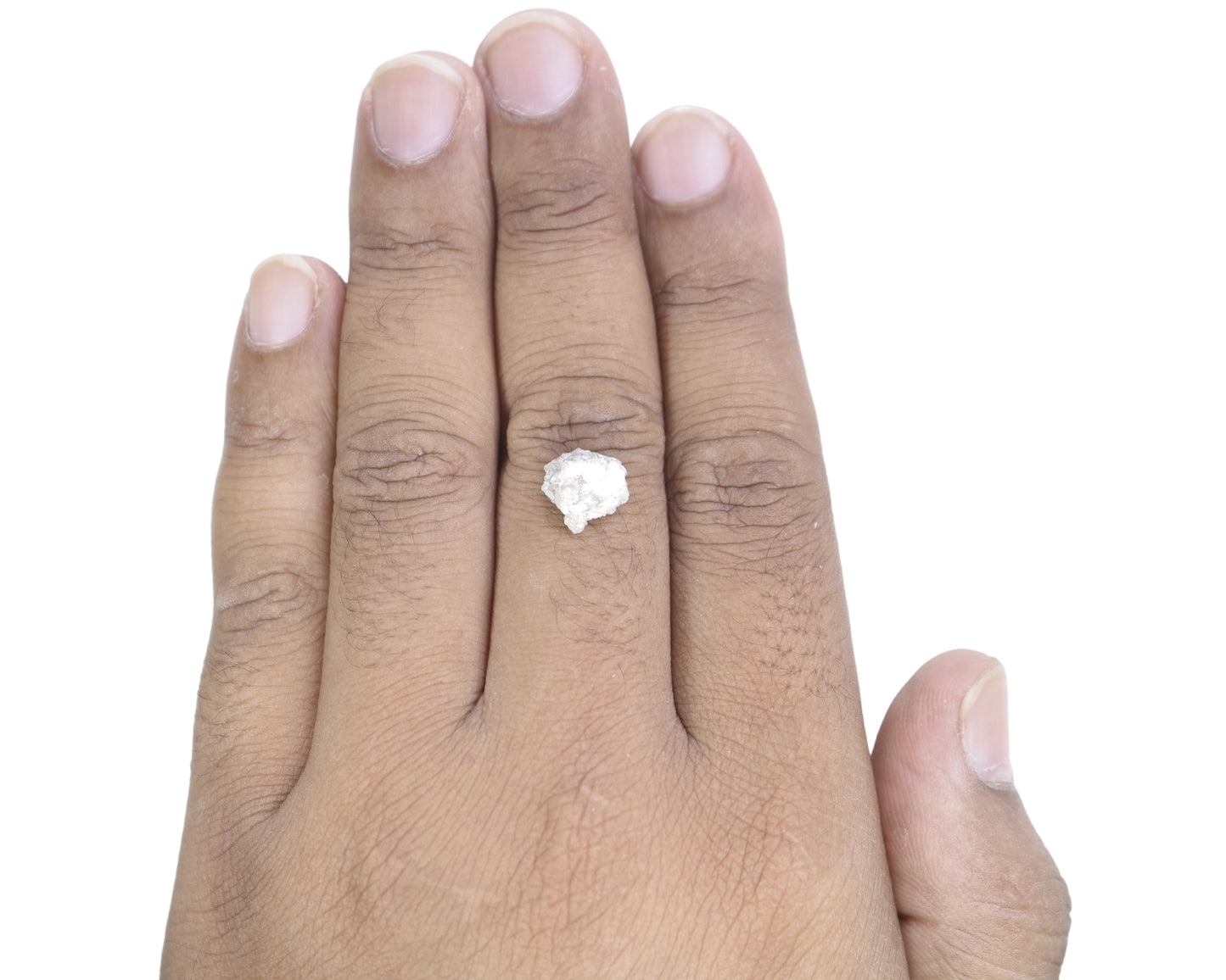 4.52 CT Rough Uncut Snow White Diamond For Proposal Ring | Diamond Pendant