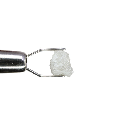 0.83 CT Rough Uncut Snow White Diamond For Statement Jewelry | Diamond Ring | Gift For Girl Friend - JayKrishna Diamond