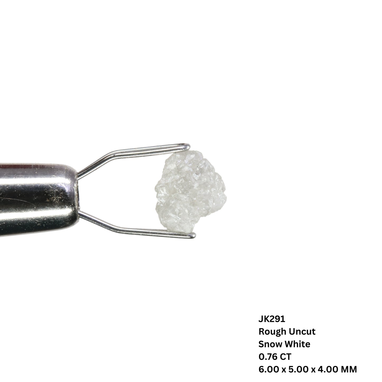 0.76 CT Snow White Rough Uncut Diamond For Wedding Jewelry | Gift For Girl Friend | Gift For Sister - JayKrishna Diamond