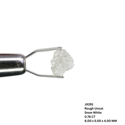 0.76 CT Snow White Rough Uncut Diamond For Wedding Jewelry | Gift For Girl Friend | Gift For Sister - JayKrishna Diamond