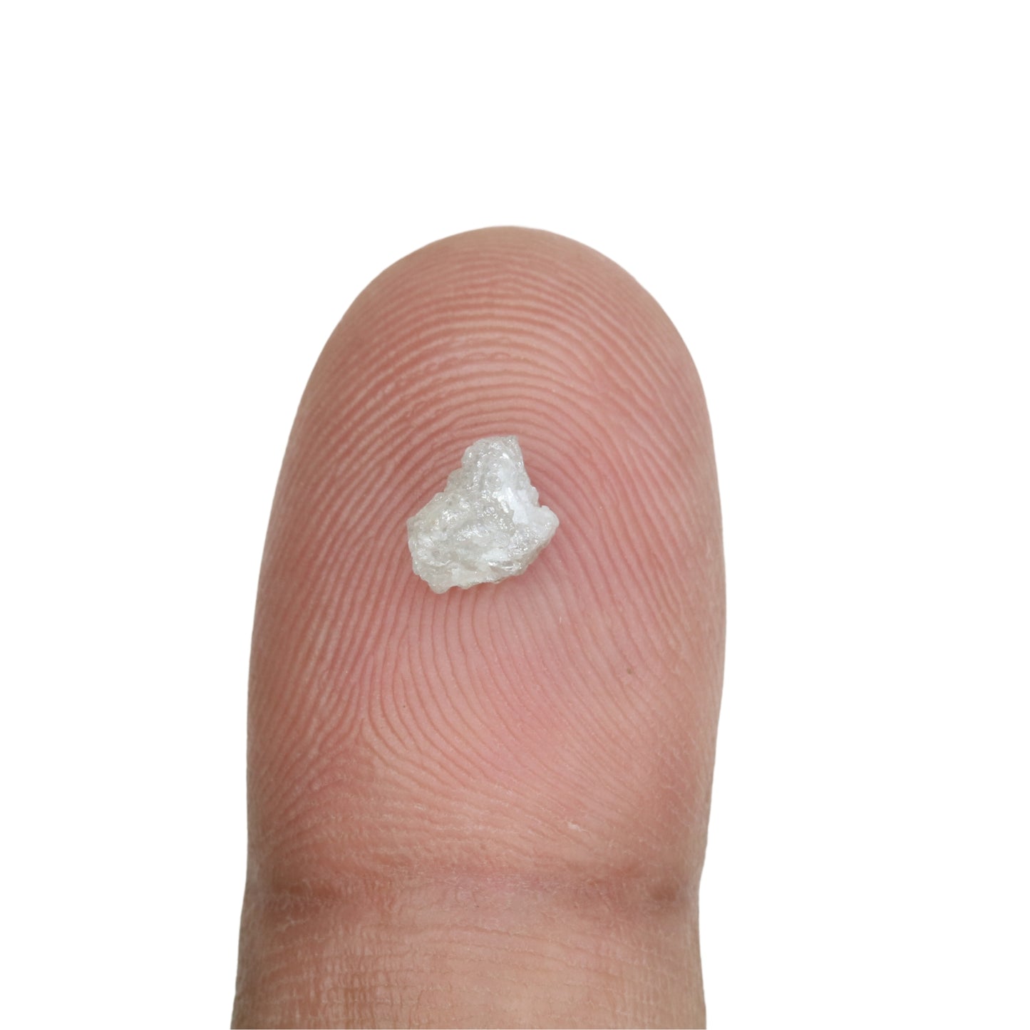 0.83 CT Rough Uncut Snow White Diamond For Statement Jewelry | Diamond Ring | Gift For Girl Friend - JayKrishna Diamond