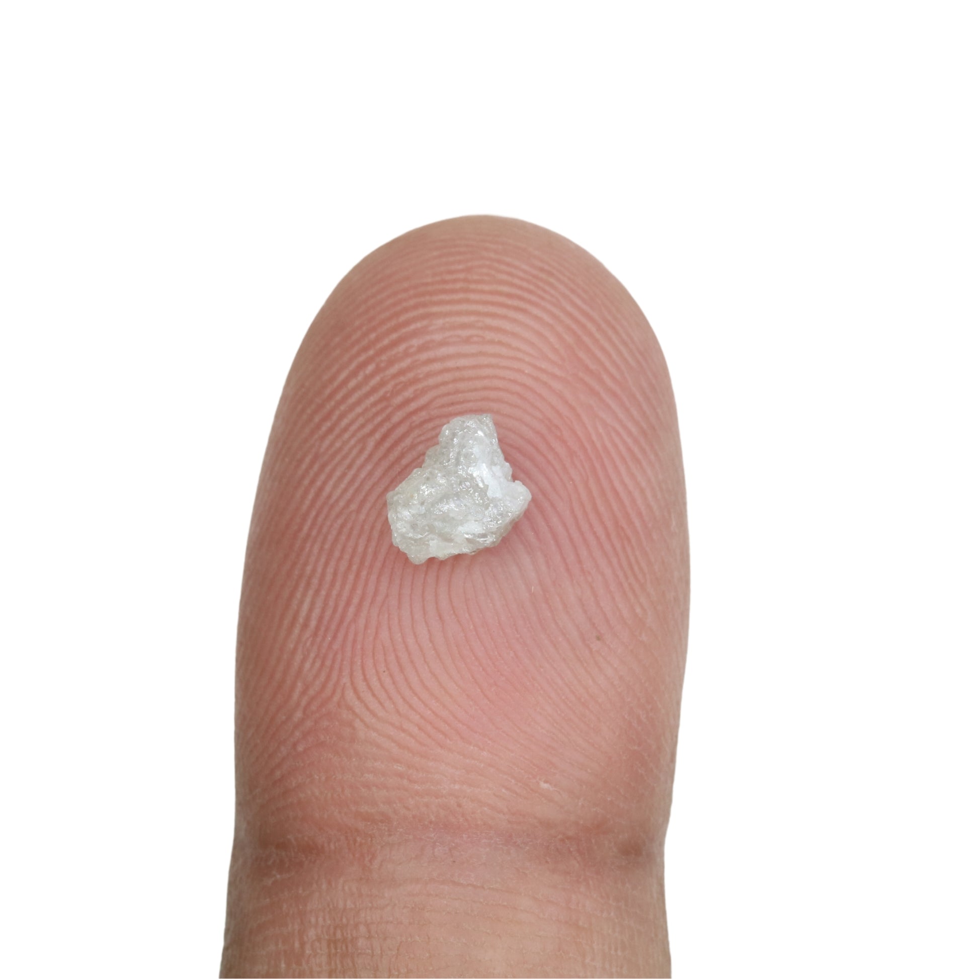 0.83 CT Rough Uncut Snow White Diamond For Statement Jewelry | Diamond Ring | Gift For Girl Friend - JayKrishna Diamond