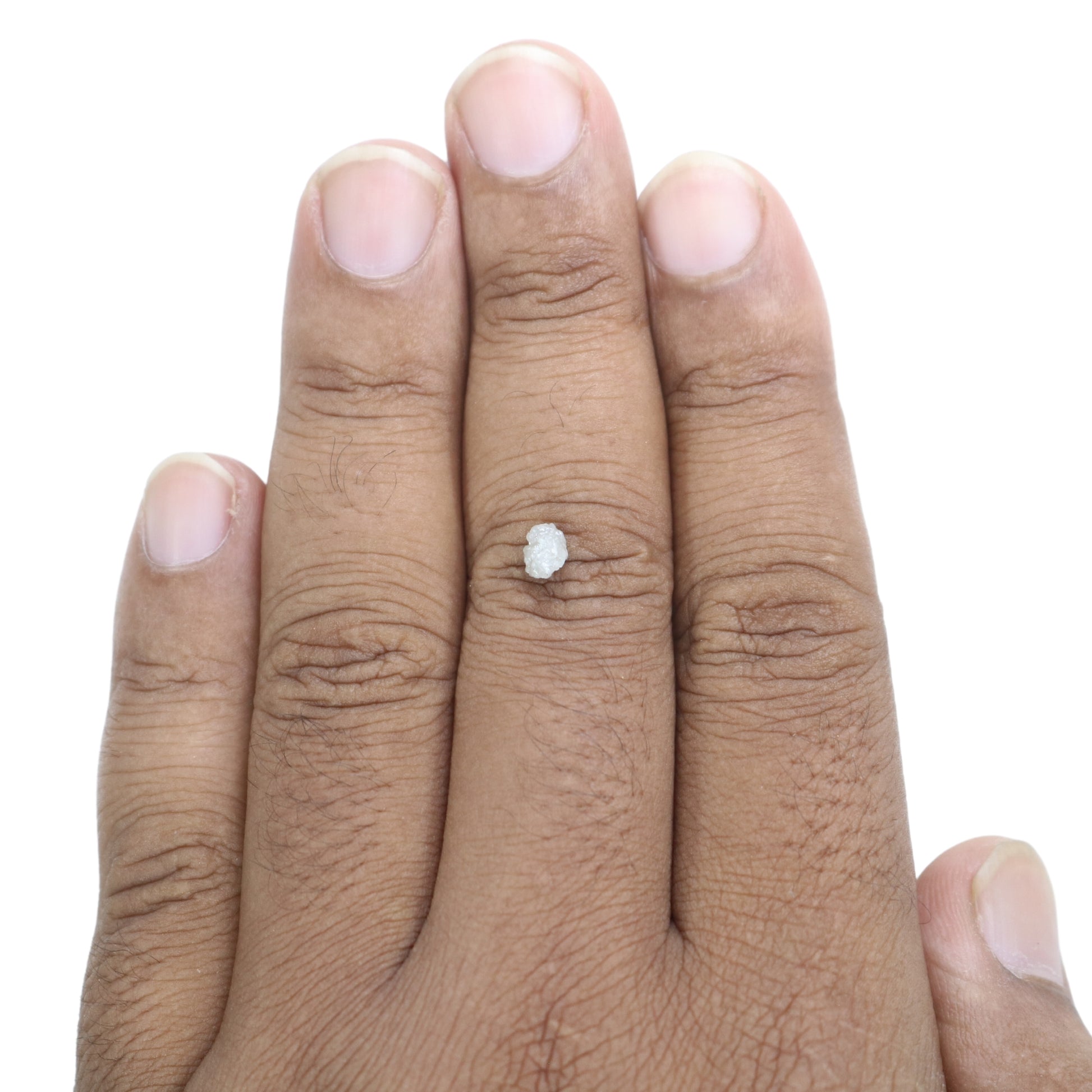 0.76 CT Snow White Rough Uncut Diamond For Wedding Jewelry | Gift For Girl Friend | Gift For Sister - JayKrishna Diamond