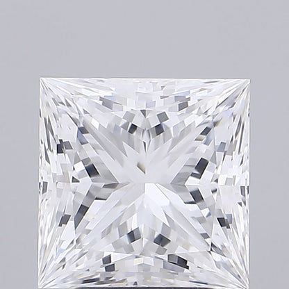 3.56 Carat Princess Cut Lab Grown Diamond | VVS1 Clarity, D Color, | IGI Certified