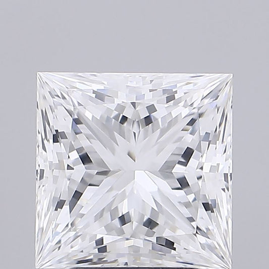 3.56 Carat Princess Cut Lab Grown Diamond | VVS1 Clarity, D Color, | IGI Certified