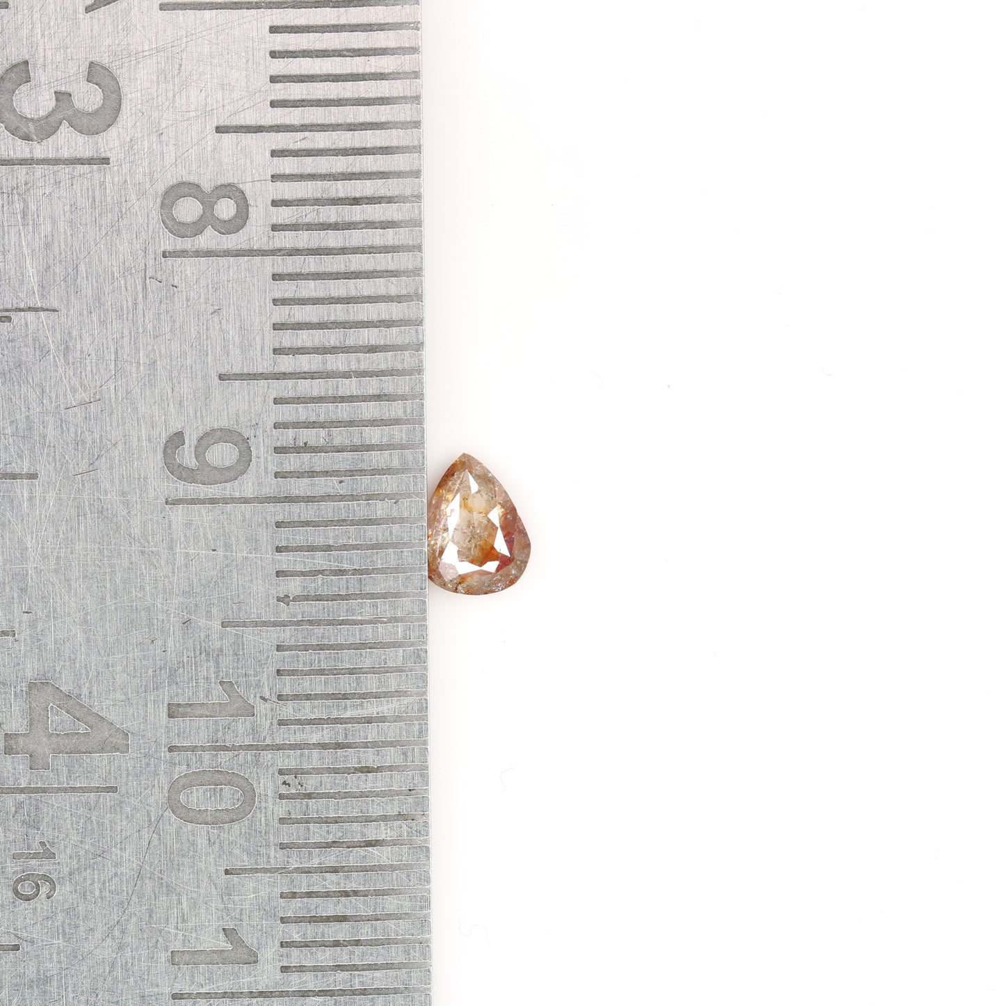 0.40 CT Light Red Pear Diamond For Engagement Ring | Natural Pear Loose Diamond | Valentine Gift | Gift For Girlfriend