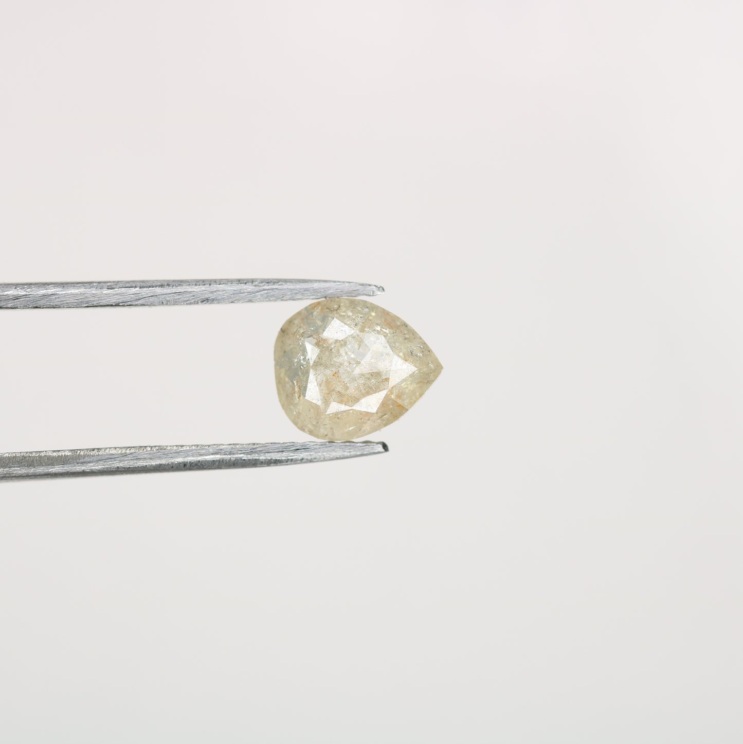 0.92 CT Light Yellow Loose Natural Pear Cut Diamond For Birthday Gift Ring | Double Band Pear Shape Diamond Ring - JayKrishna Diamond