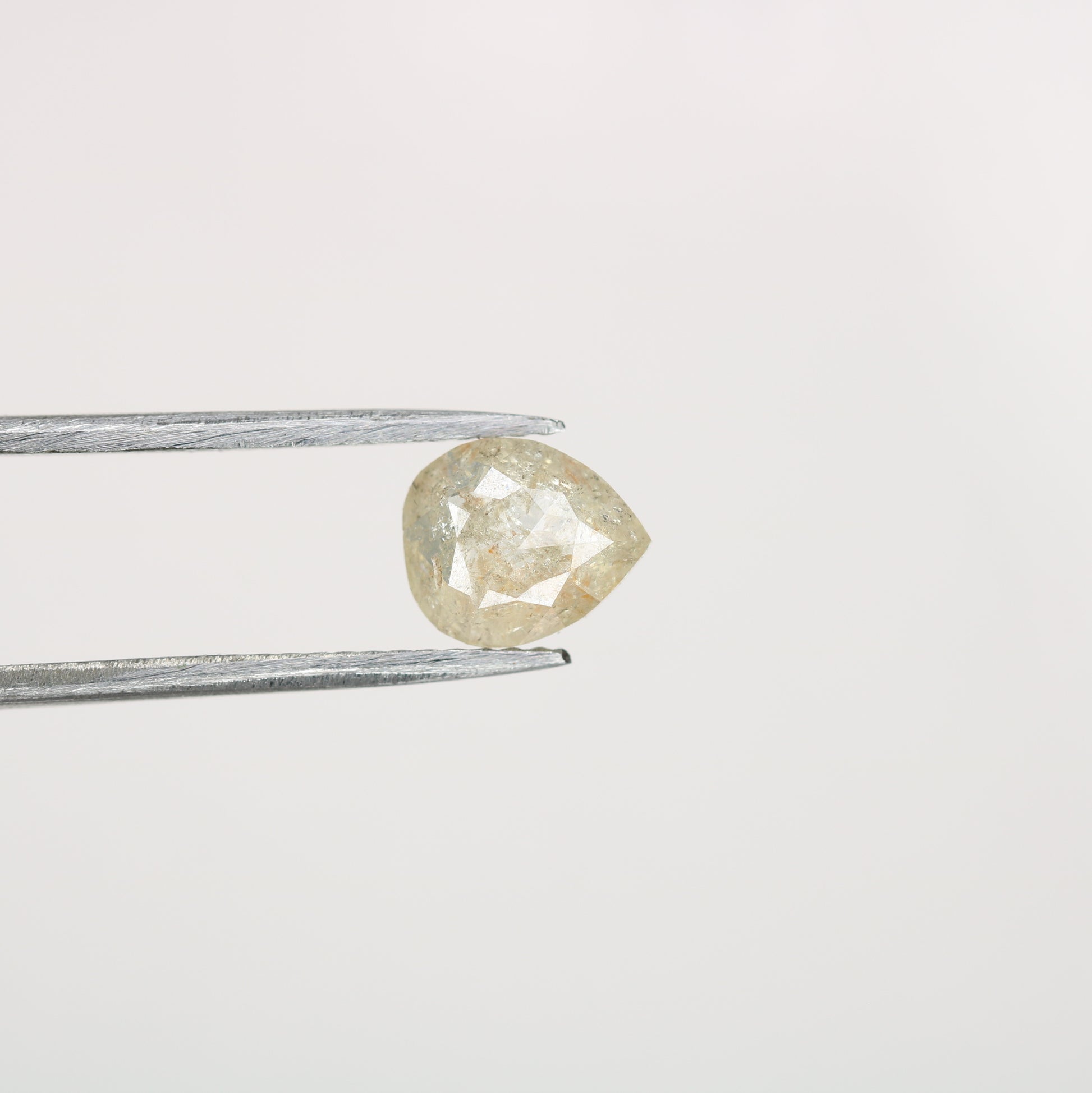 0.92 CT Light Yellow Loose Natural Pear Cut Diamond For Birthday Gift Ring | Double Band Pear Shape Diamond Ring - JayKrishna Diamond