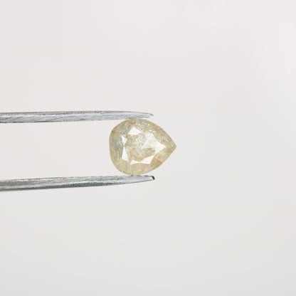 0.92 CT Light Yellow Loose Natural Pear Cut Diamond For Birthday Gift Ring | Double Band Pear Shape Diamond Ring - JayKrishna Diamond