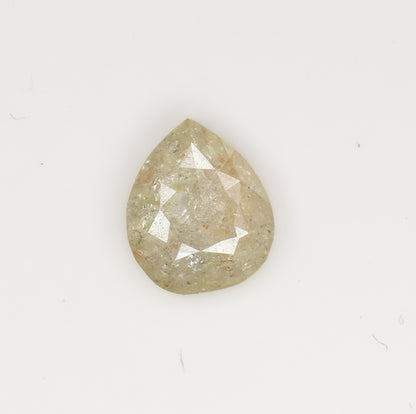 0.92 CT Light Yellow Loose Natural Pear Cut Diamond For Birthday Gift Ring | Double Band Pear Shape Diamond Ring - JayKrishna Diamond