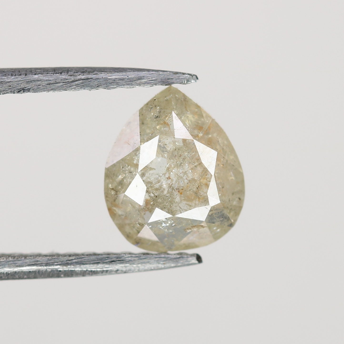 0.92 CT Light Yellow Loose Natural Pear Cut Diamond For Birthday Gift Ring | Double Band Pear Shape Diamond Ring - JayKrishna Diamond